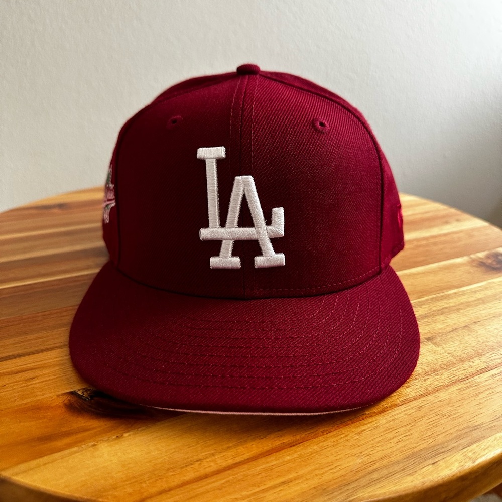 NEW ERA 71/2 FITTED - DODGERS - HAY CLUB EXCLUSIVE - pink under brim